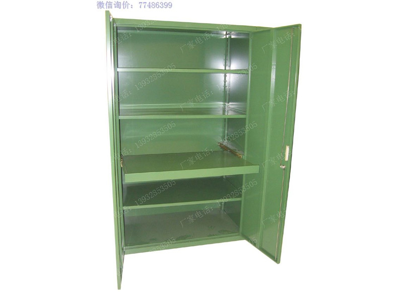 綠門帶抽板工具柜