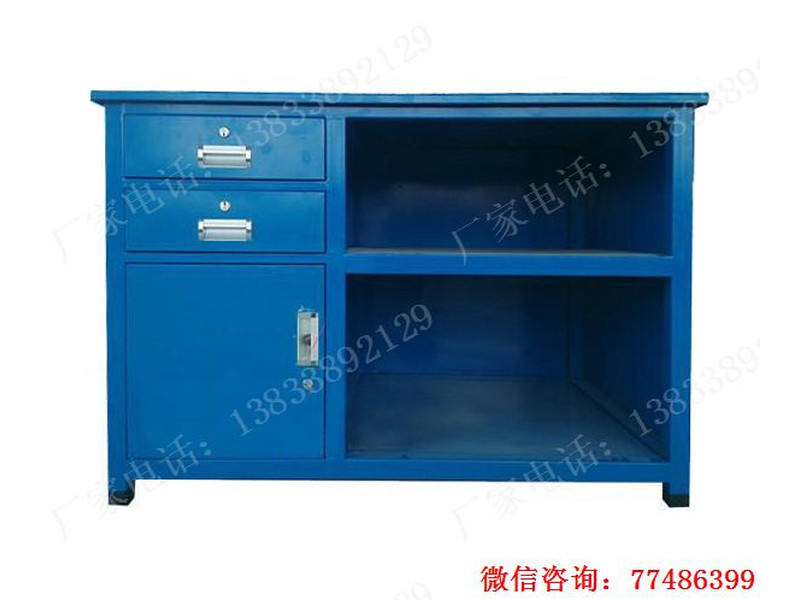 鋼制二屜單門工作臺