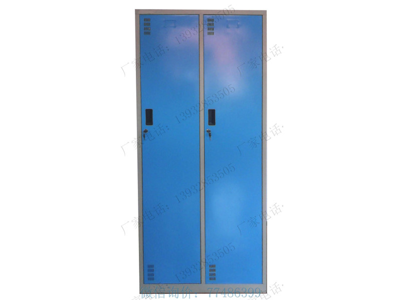 藍色兩門2門更衣箱