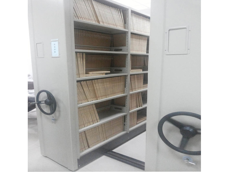 輪盤式手搖密集架